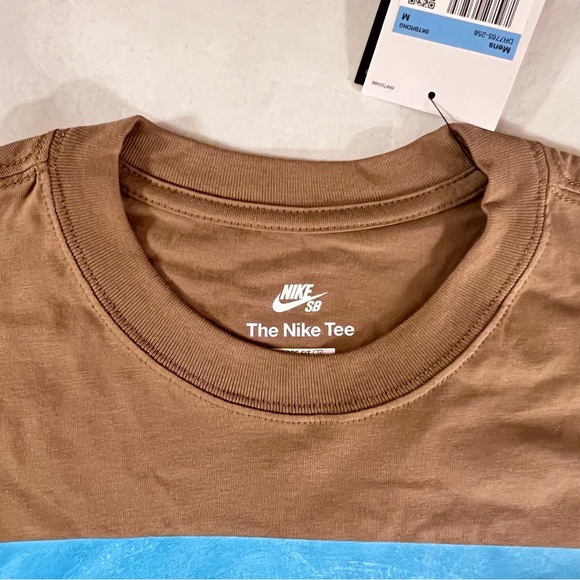 Nike SB Loose Fit Launderette T-Shirt Size Medium Brown/Multi - Picture 5 of 12
